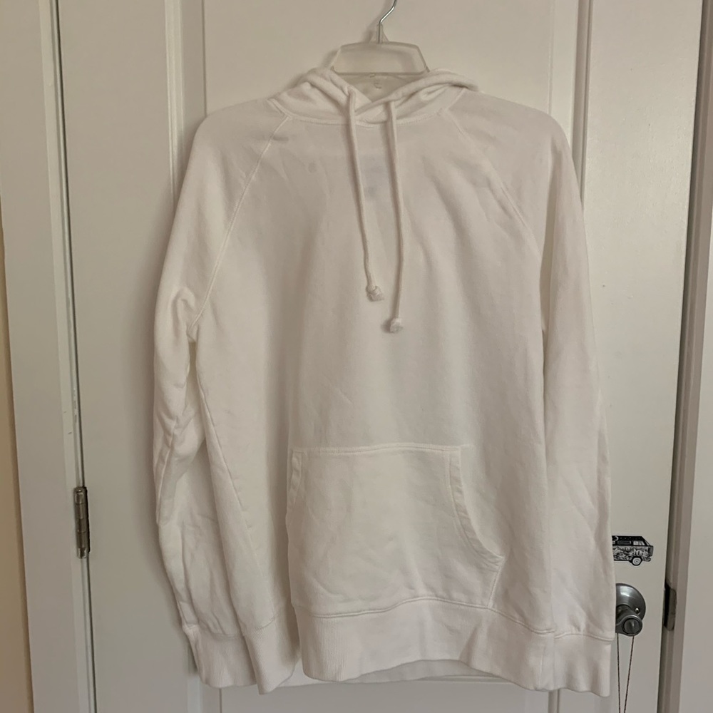 White sweatshirt